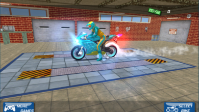 Hero Stunt Spider Bike Simulator 3D